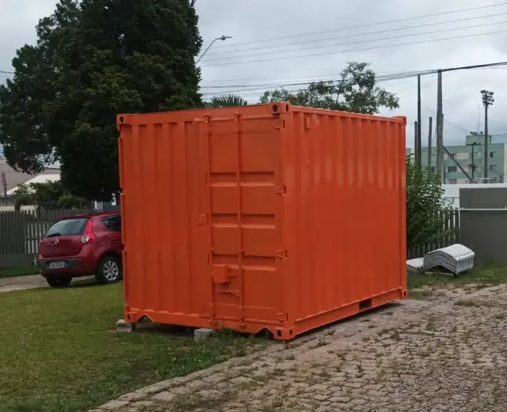 Container médio Texas Locação – 3x2,44m – container marítimo para obras em Campo Largo